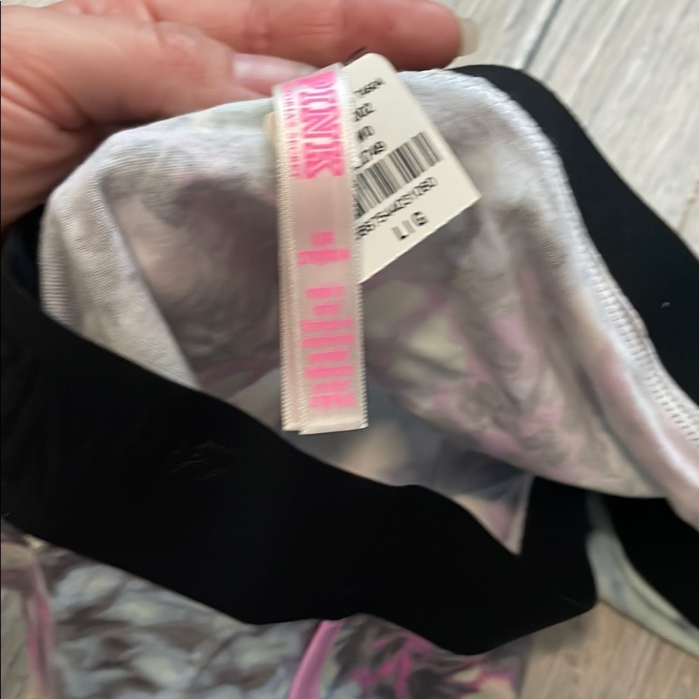 Pink Victoria Secret Tie Dye and Pink Lace Trim Panties - Picture 9 of 10